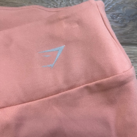 Gymshark Laser Cut Leggings, Peach, High-rise, Size Medium, Womens - Picture 4 of 13